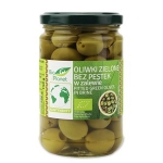 Oliwki Zielone Bez Pestek w Zalewie 280 g Bio Planet